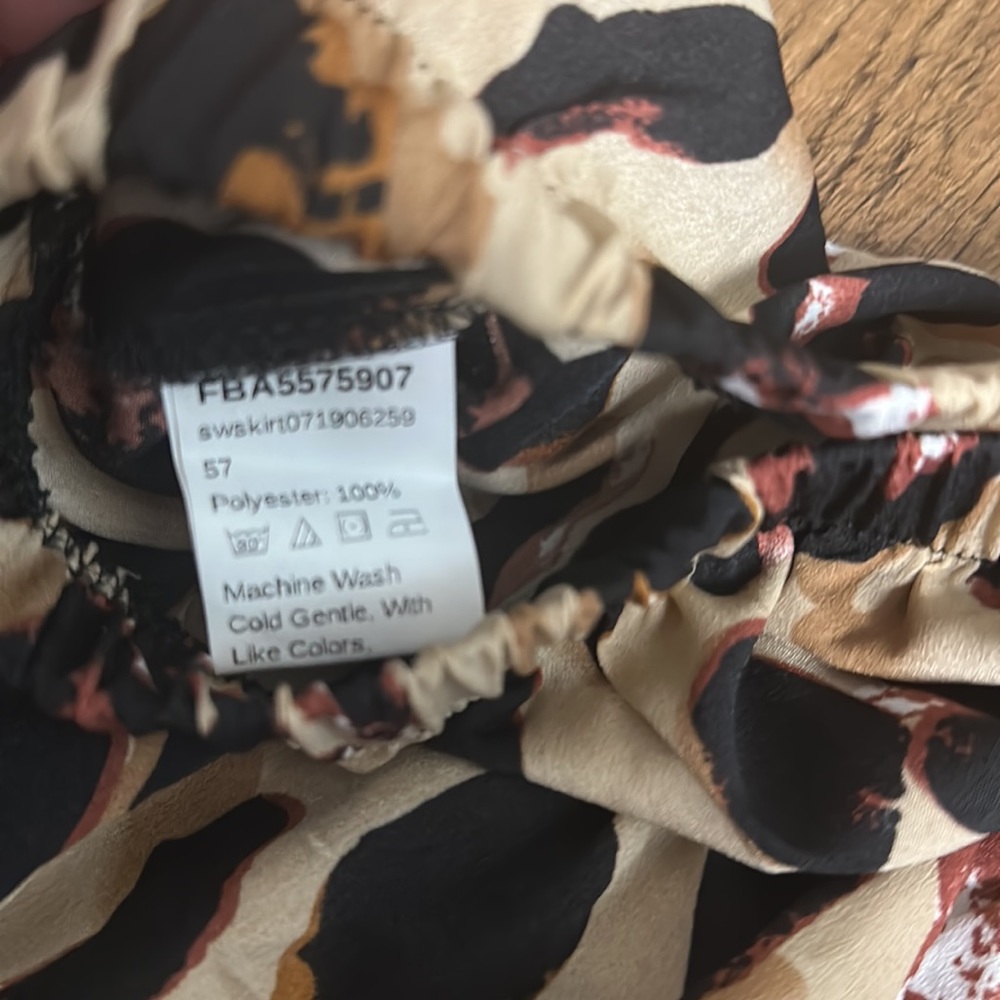 Bold Multi Neutral Colored Leopard Pattern Large … - image 4